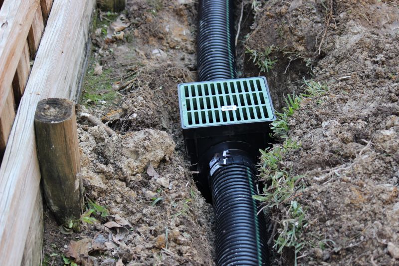 Drainage Installation Close-up